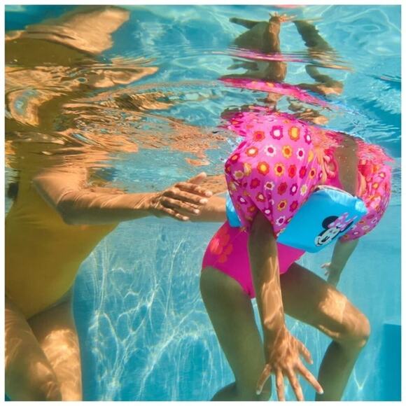 SwimWays Disney Minnie Mouse Swim Trainer Life Jacket Kids 33-55 lbs NEW - Picture 9 of 16